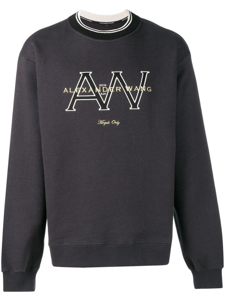 Alexander Wang Logo Sweatshirt - Black