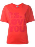 Ps By Paul Smith P.s. I Love You Printed T-shirt