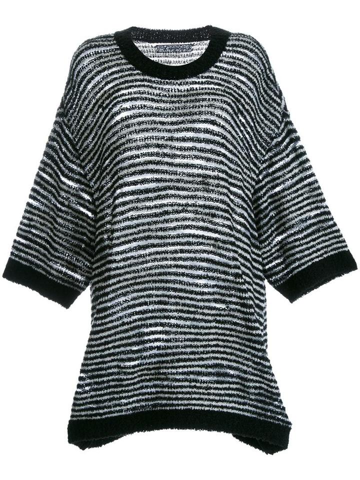 Anrealage Oversized Jumper, Women's, Black, Acrylic/nylon/wool/alpaca