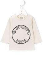 Douuod Kids You Are Beautiful Printed Top, Infant Girl's, Size: 9 Mth, Nude/neutrals