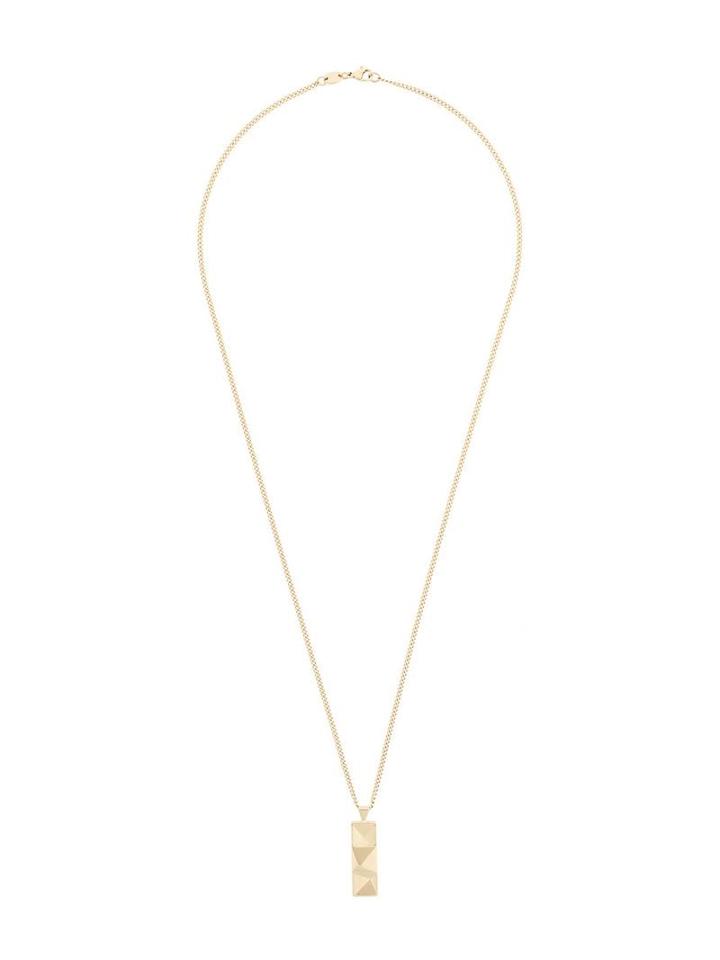 Northskull In 'n' Out Tag Necklace - Yellow
