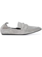 Lanvin Leather Loafers - Grey