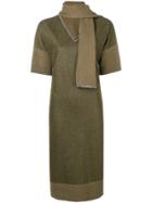 Fabiana Filippi Knitted Midi Dress - Green