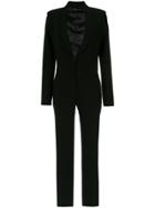 Gloria Coelho Tuxedo Jumpsuit - Black
