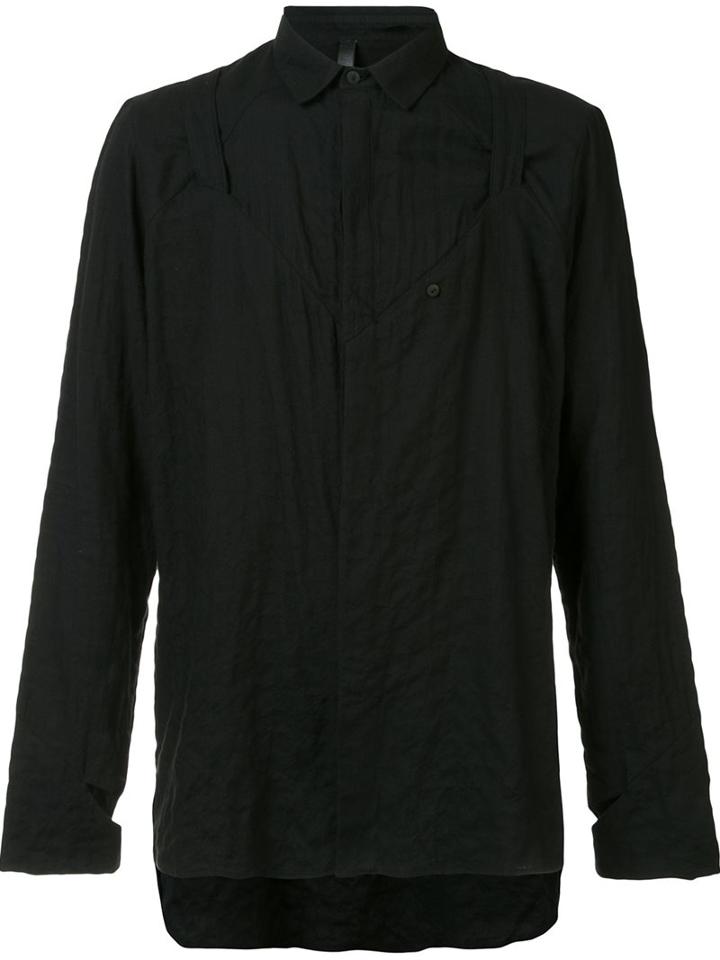 Barbara I Gongini Oversized Shirt, Men's, Size: 50, Black, Cotton/lyocell