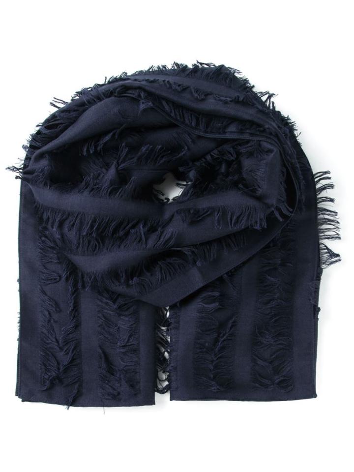 Chloé Oversize Scarf, Women's, Blue, Silk/wool