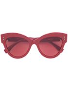 Fendi Eyewear Peekaboo Sunglasses - Red