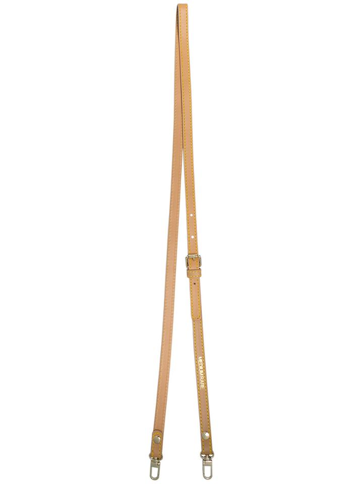 Medium Rare Leather Bag Strap - Brown