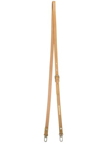 Medium Rare Leather Bag Strap - Brown