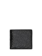 Burberry Monogram Bifold Coin Wallet - Black