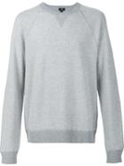 Vince Crew Neck Sweatshirt, Men's, Size: Small, Grey, Nylon/viscose/wool