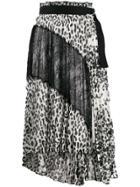 Ermanno Ermanno Pleated Midi Skirt - Black