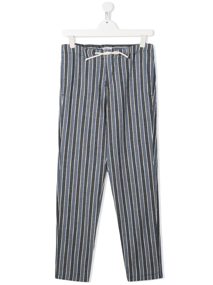 Dondup Kids Striped Trousers - Blue