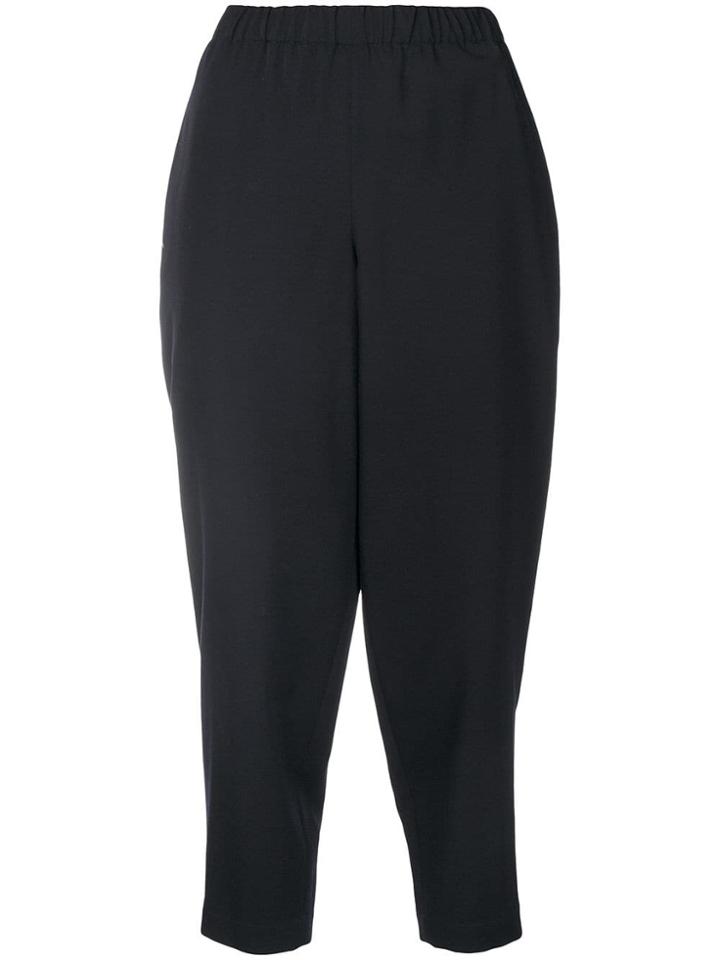 Comme Des Garçons Comme Des Garçons Drop-crotch Trousers - Blue
