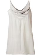 Rick Owens Cowl Neck Tank Top - Grey