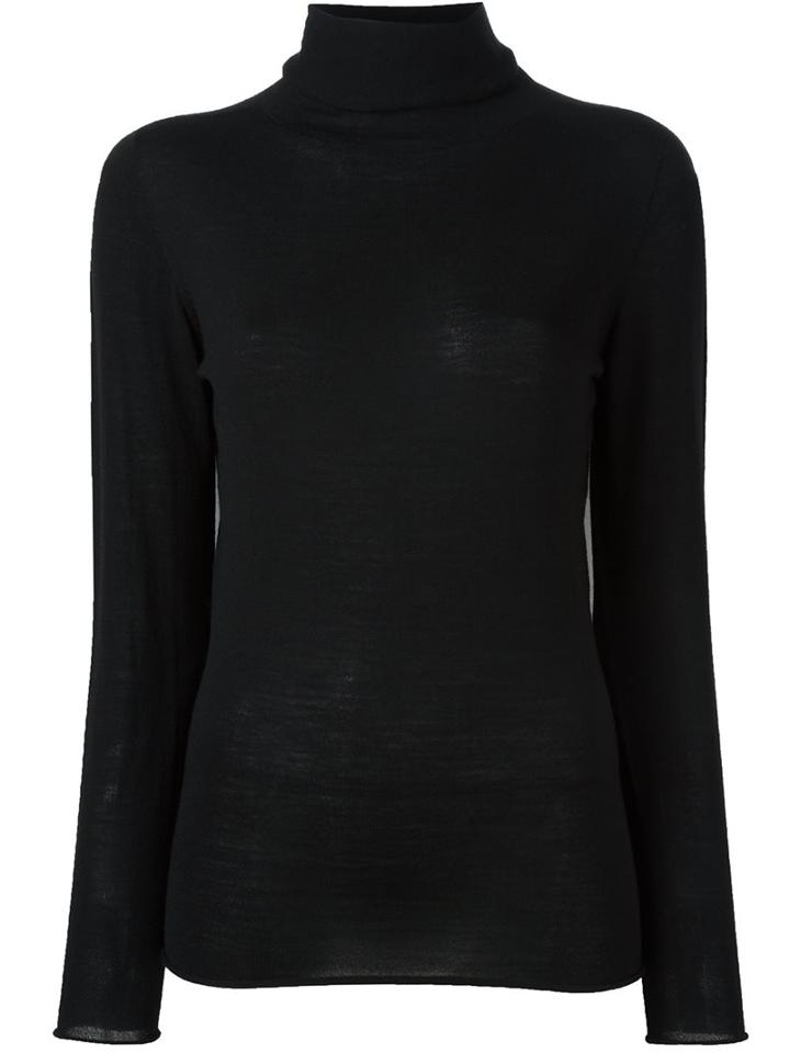 Fabiana Filippi Turtleneck Jumper, Women's, Size: 44, Black, Merino