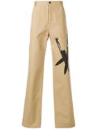 Calvin Klein 205w39nyc Oversized Pockets Straight Trousers - Nude &