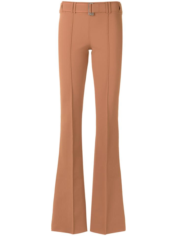 Gloria Coelho Flared Trousers - Nude & Neutrals