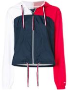 Tommy Hilfiger Colour Block Cropped Sports Jacket - Multicolour