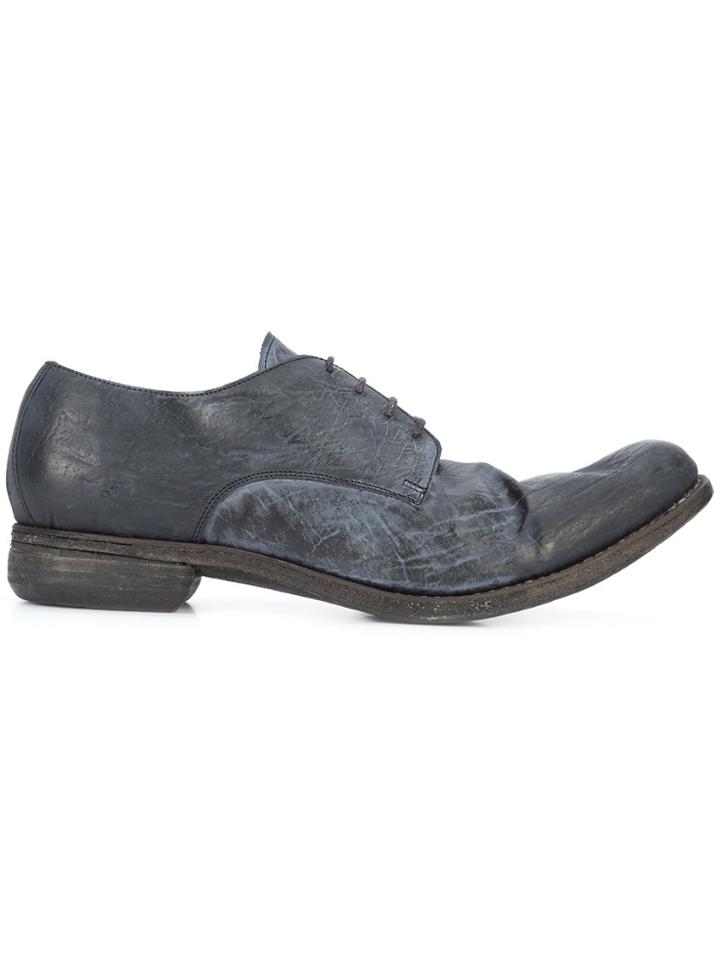 A Diciannoveventitre Distressed Derby Shoes - Grey