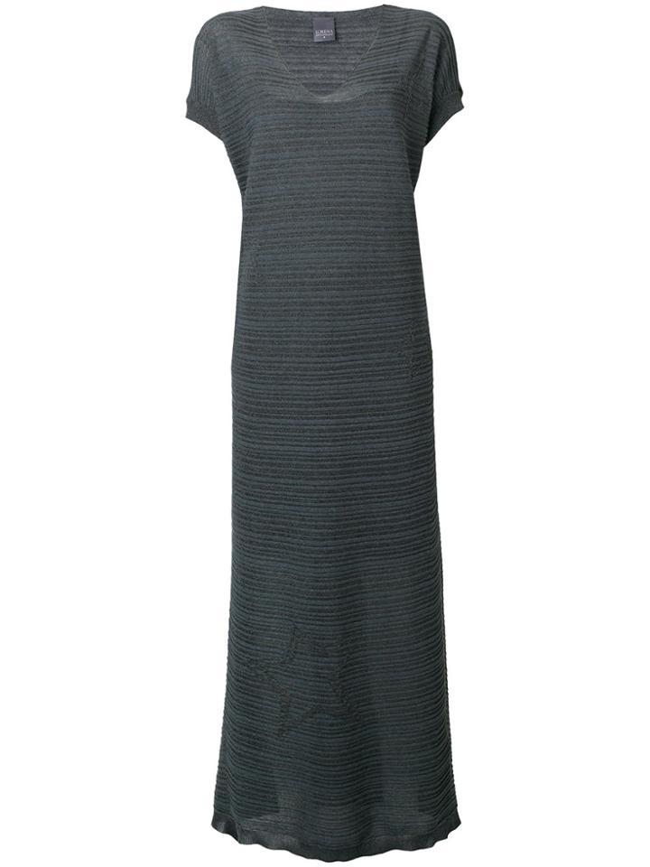 Lorena Antoniazzi Ribbed Maxi Dress - Grey