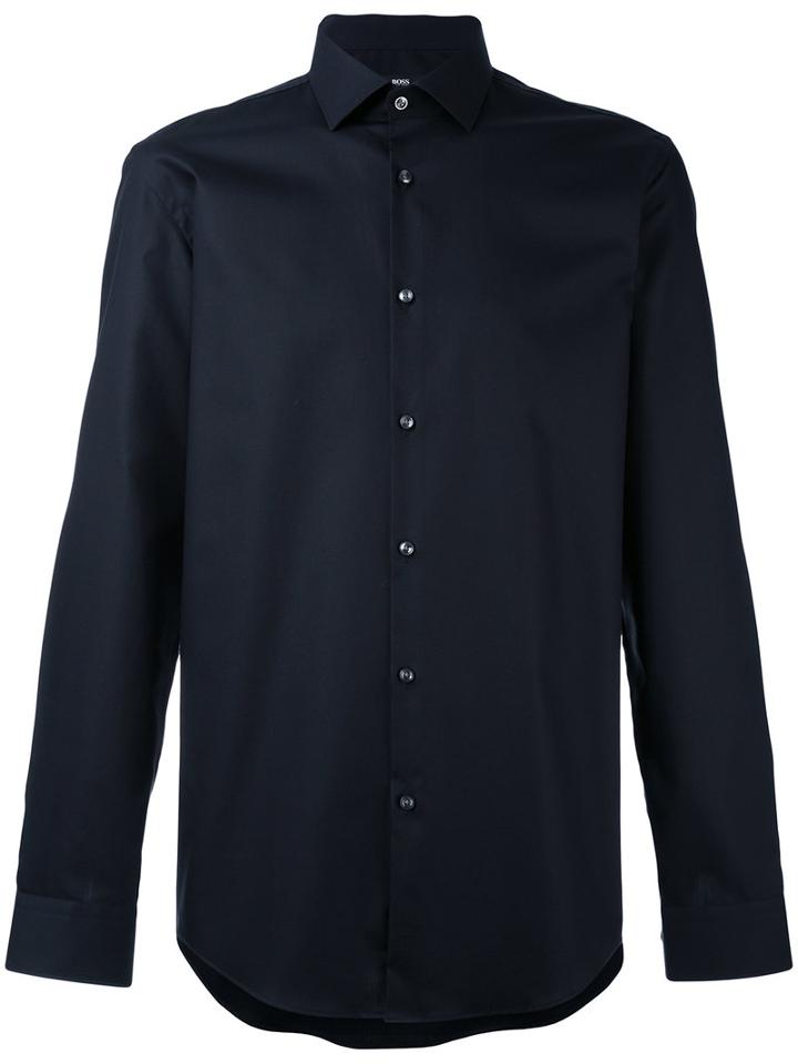 Boss Hugo Boss - Buttoned Shirt - Men - Cotton - 42, Black, Cotton