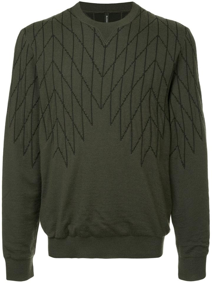 Blackbarrett 'football Net' Jumper - Green