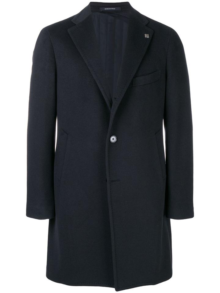 Tagliatore Cashmere Coat - Blue
