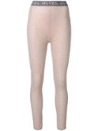 Muveil Lurex Leggings - Pink & Purple
