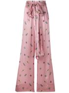 Miahatami Floral Trousers - Pink & Purple