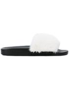 Givenchy Contrast Strap Slides - White
