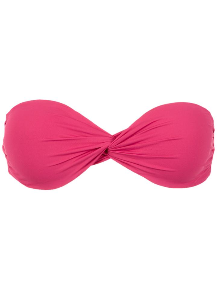 Martha Medeiros Bandeau Bikini Top - Pink & Purple