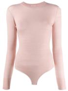 Forte Forte Long-sleeve Fitted Top - Pink