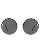 Versace Eyewear Óculos De Sol Ve2176 - Metallic