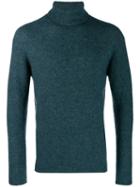 Nuur Knitted Roll Neck Jumper - Blue