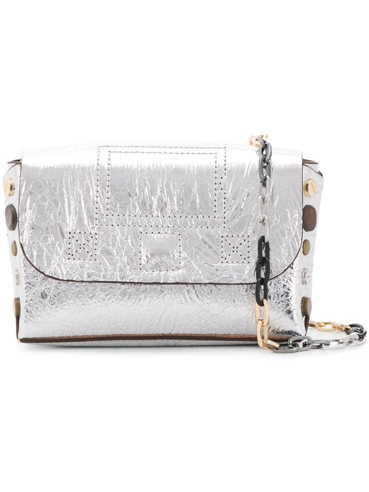 Zadig & Voltaire Readymade Nano Clutch - Silver
