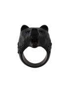 Dsquared2 Bear's Head Ring - Black