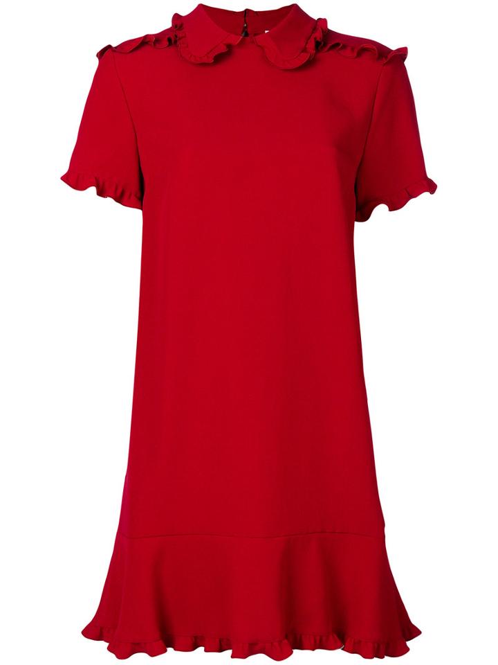 Red Valentino - Structured Dress - Women - Acetate/viscose - 44, Acetate/viscose