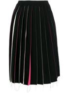 Marni Multicoloured Panel Midi Skirt - Black