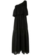 Goen.j Long One-shoulder Dress - Black