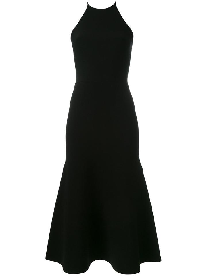 Alexander Wang Lace-up Back Dress, Women's, Size: Medium, Black, Polyester/rayon