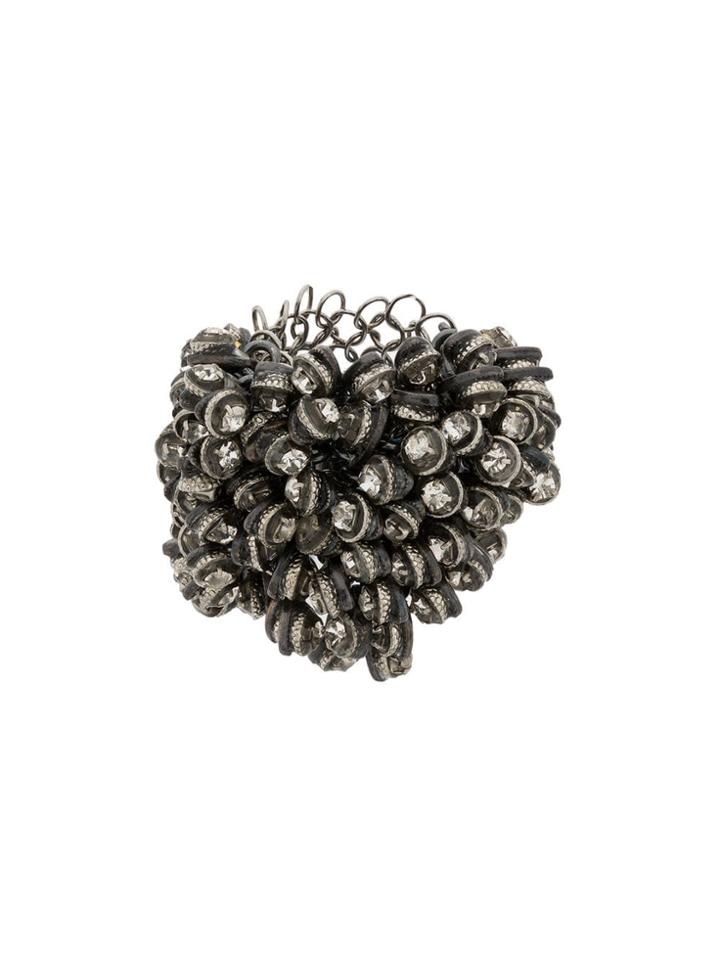 Marc Le Bihan Rhinestone Ring - Silver