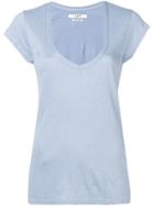 Isabel Marant Étoile Short-sleeve Fitted T-shirt - Blue