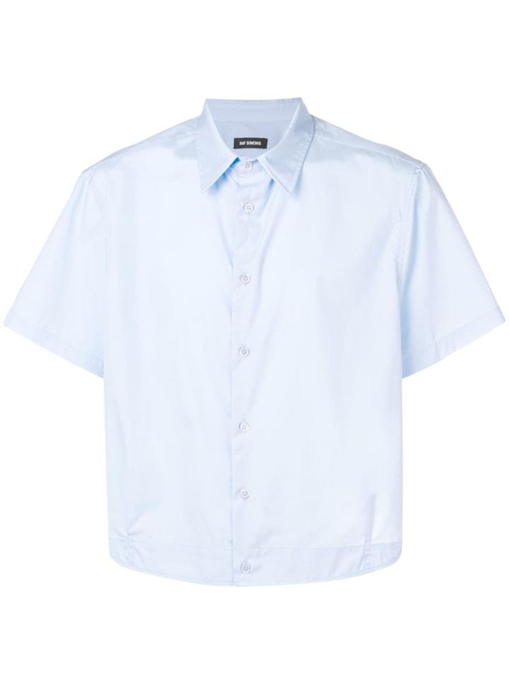 Raf Simons Turtle-neck Fitted Top - Blue