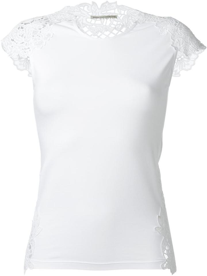 Ermanno Scervino Crochet Detail T-shirt