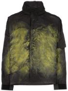Nemen Acid Print Windbreaker Jacket - Black