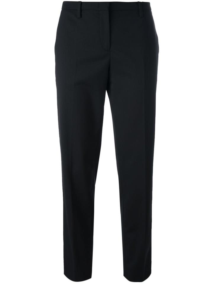 No21 Tailored Cropped Trousers - Black