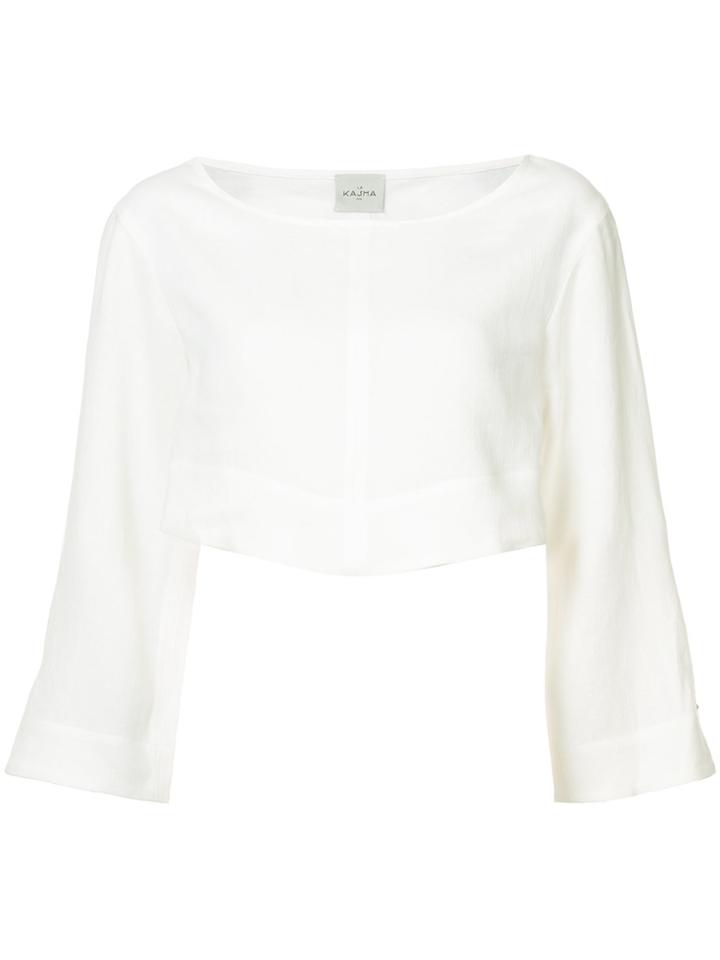 Le Kasha Cropped Top - White