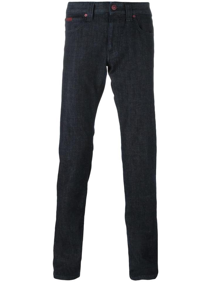 Armani Collezioni Slim Fit Jeans, Men's, Size: 36, Blue, Cotton/spandex/elastane