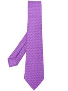 Bulgari Spider Print Tie - Pink & Purple